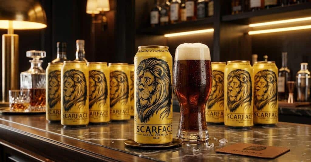 Premium beer in India inspired by Scarface luxury nightlife vibe