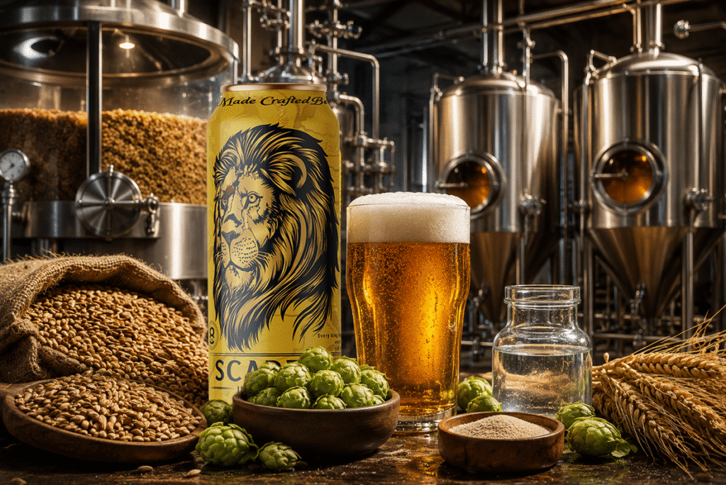 Strongest beer in India showcased in a premium chilled beer can