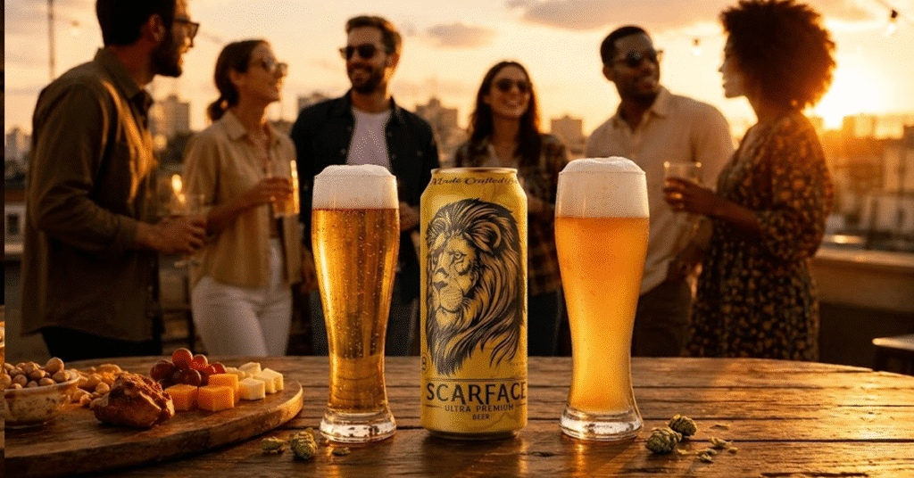 Strong beer for parties and celebrations