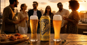 Strong beer for parties and celebrations